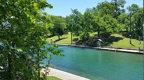 Barton Springs Pool in Austin, TX