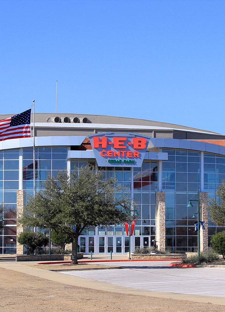 The H-E-B-Center in Cedar Park, TX